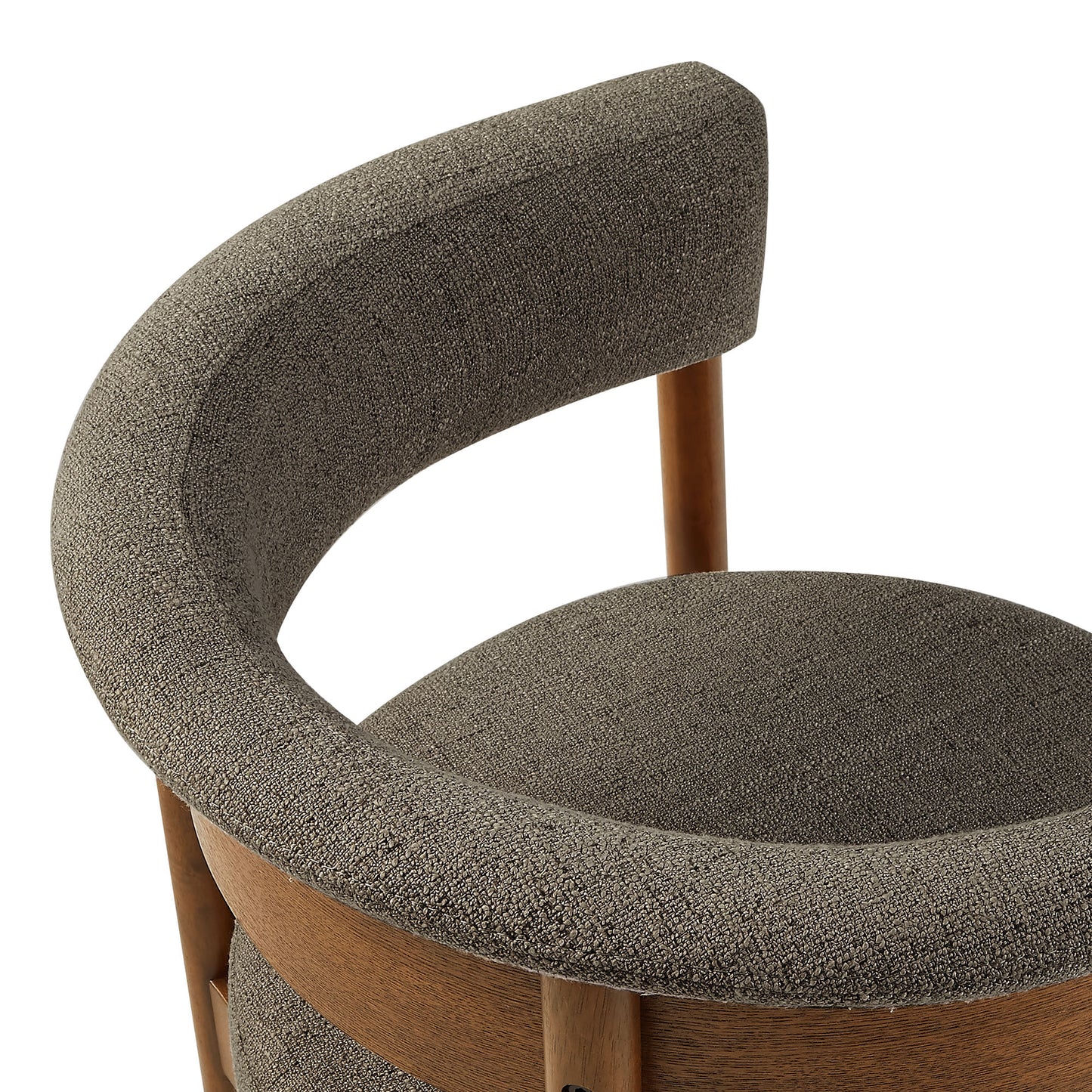 Clea Curved Upholstered Dining Chairs Set Of 2 by Modway