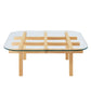 Isby 35 Inch Tempered Glass Coffee Table by Modway