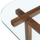 Isby 35 Inch Tempered Glass Coffee Table by Modway