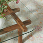 Isby 35 Inch Tempered Glass Coffee Table by Modway