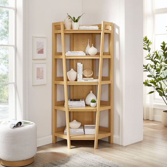 Bixby 71 Inch Corner Bookshelf by Modway