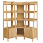 Bixby 3-piece Corner Bookshelf Set with Narrow Bookshelves by Modway