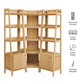 Bixby 3-piece Corner Bookshelf Set with Narrow Bookshelves by Modway