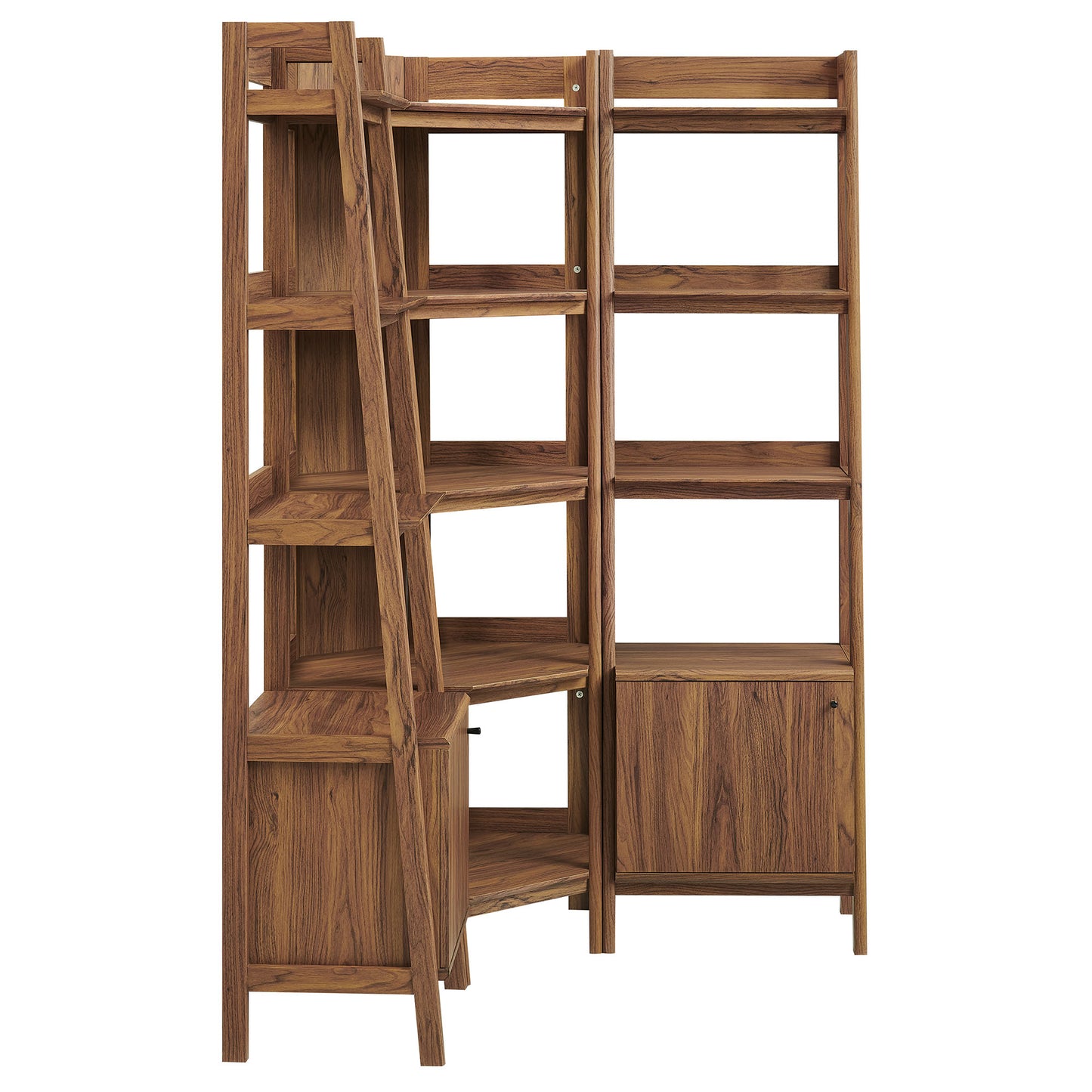 Bixby 3-piece Corner Bookshelf Set with Narrow Bookshelves by Modway