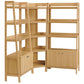 Bixby 3-Piece Corner Bookshelf Set with Wide Bookshelves by Modway