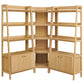 Bixby 3-Piece Corner Bookshelf Set with Wide Bookshelves by Modway