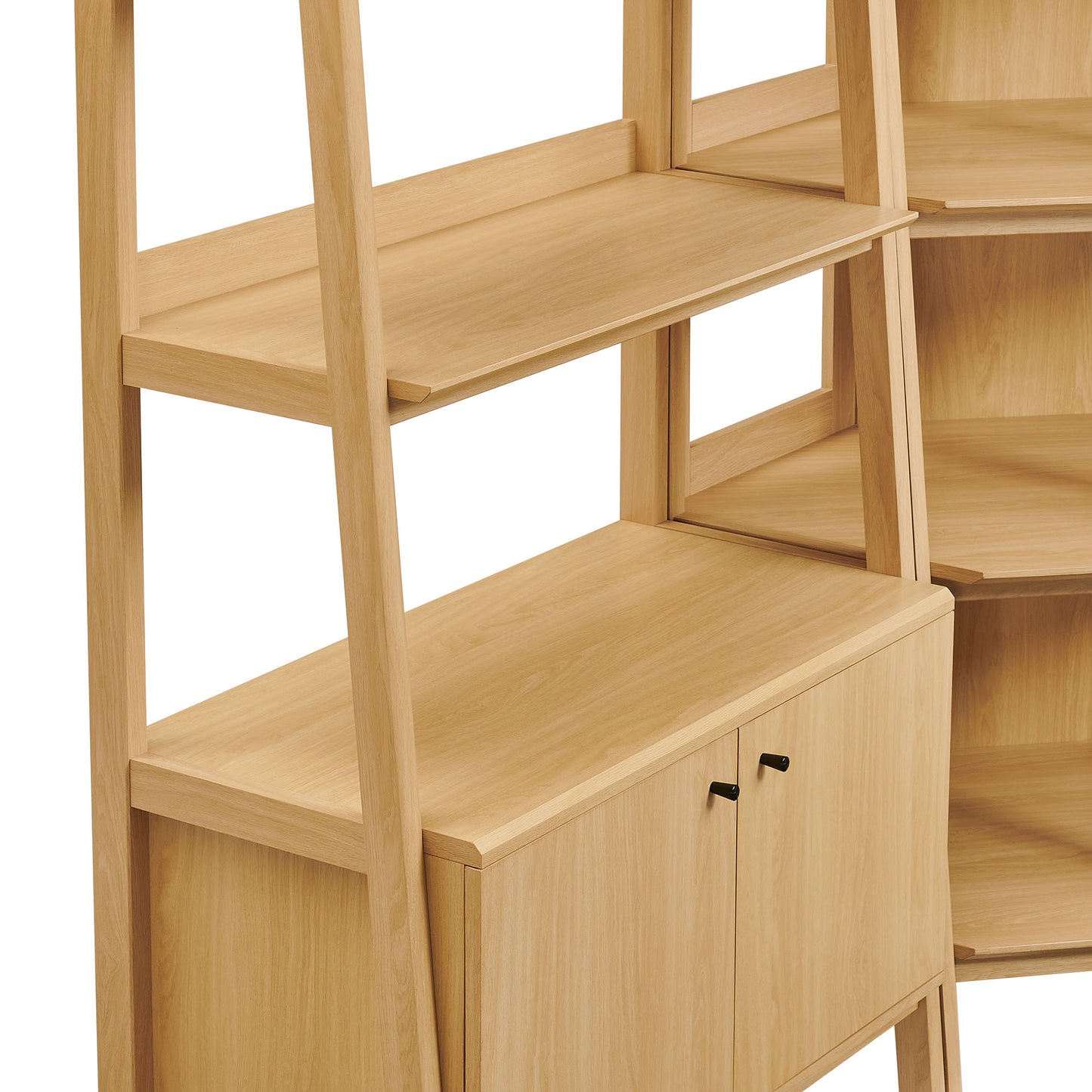 Bixby 3-Piece Corner Bookshelf Set with Wide Bookshelves by Modway