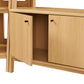 Bixby 3-Piece Corner Bookshelf Set with Wide Bookshelves by Modway