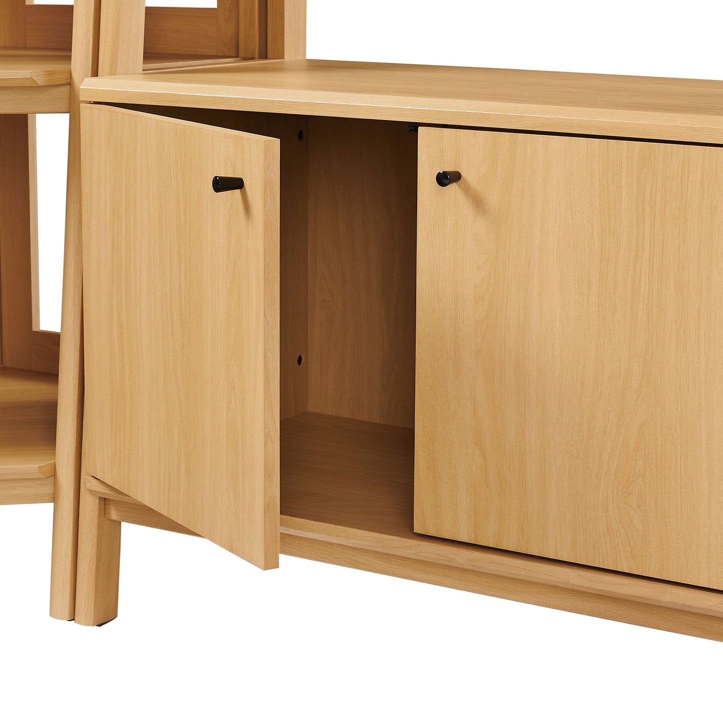 Bixby 3-Piece Corner Bookshelf Set with Wide Bookshelves by Modway