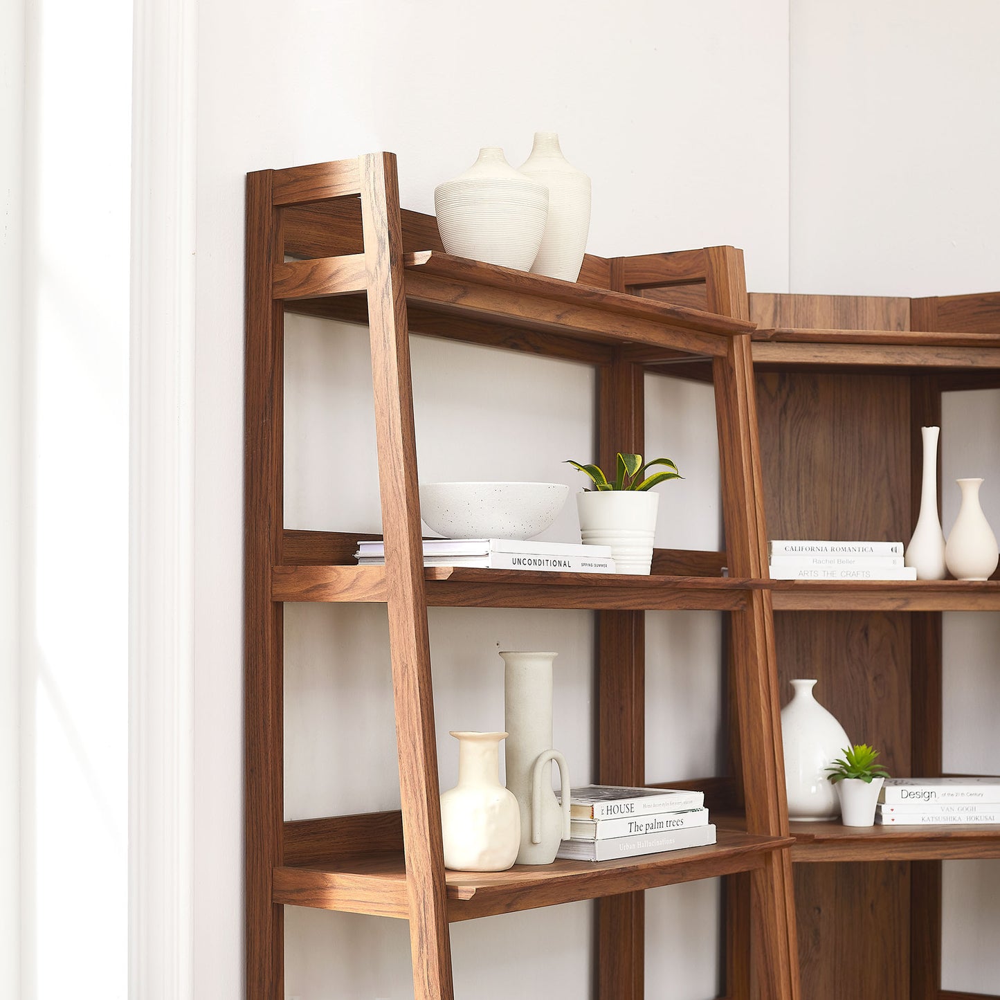 Bixby 3-Piece Corner Bookshelf Set with Wide Bookshelves by Modway