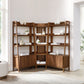 Bixby 3-Piece Corner Bookshelf Set with Wide Bookshelves by Modway