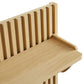 Render Fluted Coat Rack Panel With Shelf by Modway