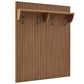 Render Fluted Coat Rack Panel With Shelf by Modway