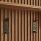Render Fluted Coat Rack Panel With Shelf by Modway