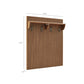 Render Fluted Coat Rack Panel With Shelf by Modway