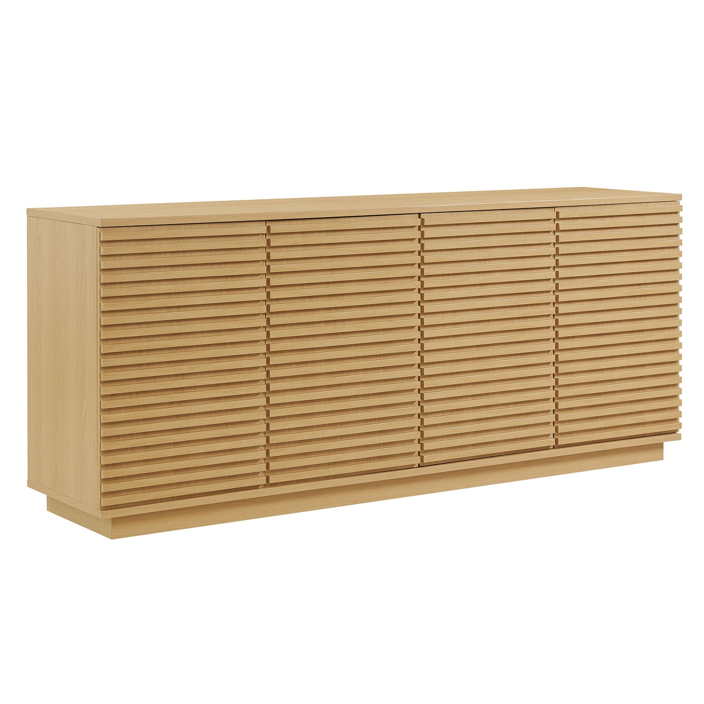 Render 4-Door Fluted Sideboard Cabinet TV Stand by Modway