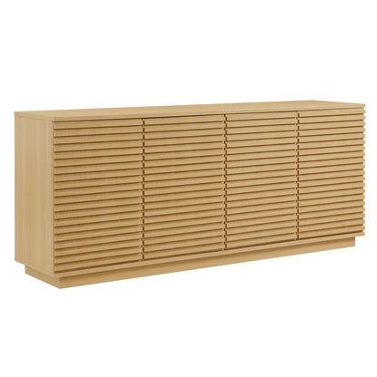 Render 4-Door Fluted Sideboard Cabinet TV Stand by Modway
