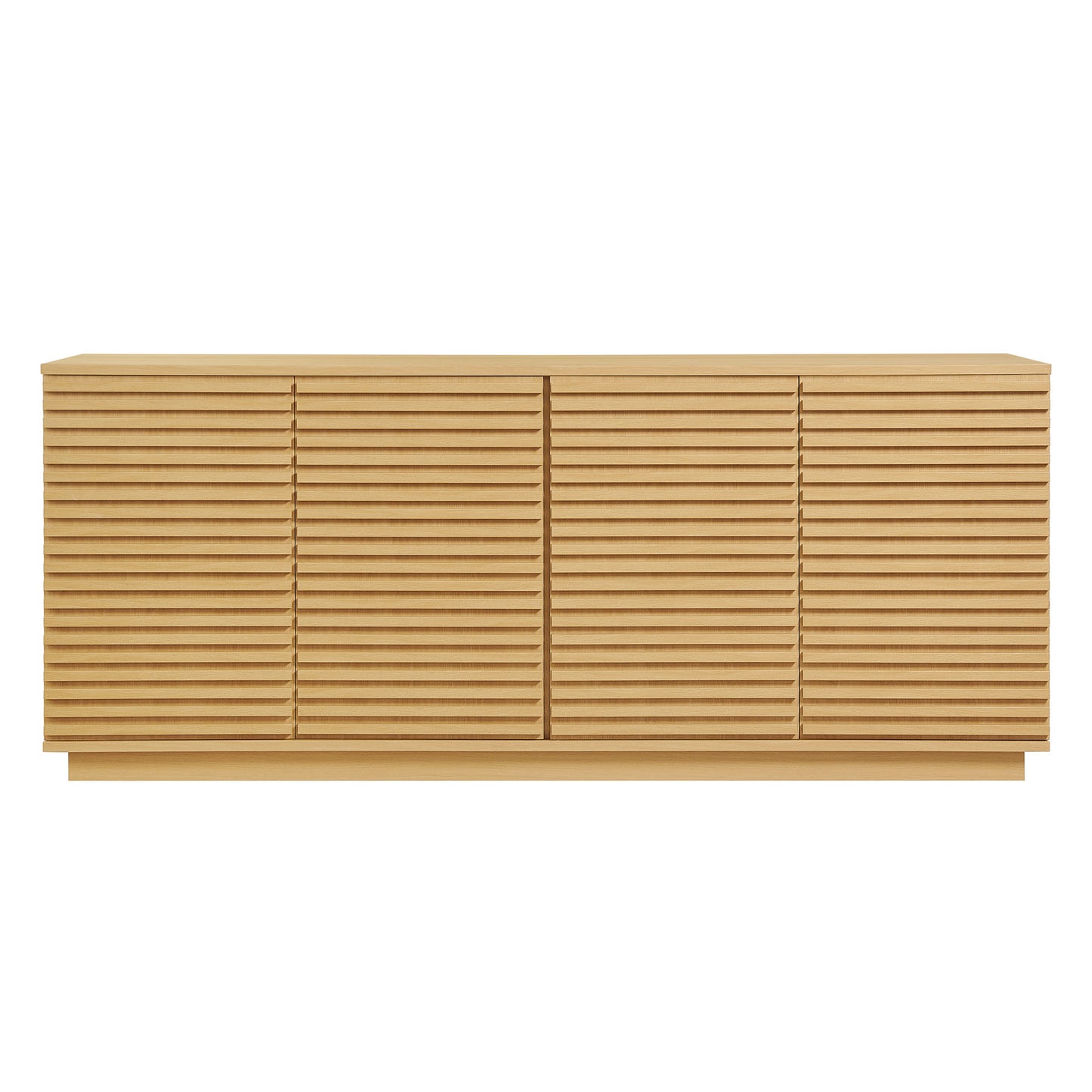 Render 4-Door Fluted Sideboard Cabinet TV Stand by Modway
