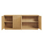 Render 4-Door Fluted Sideboard Cabinet TV Stand by Modway