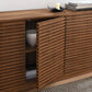 Render 4-Door Fluted Sideboard Cabinet TV Stand by Modway