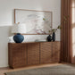 Render 4-Door Fluted Sideboard Cabinet TV Stand by Modway