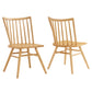 Alvar Spindle Back Dining Side Chairs Set of 2 by Modway