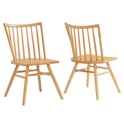 Alvar Spindle Back Dining Side Chairs Set of 2 by Modway