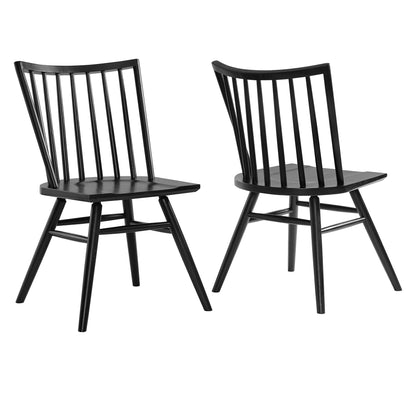 Alvar Spindle Back Dining Side Chairs Set of 2 by Modway