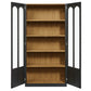 Anwen Solid Wood and Glass Display Cabinet by Modway