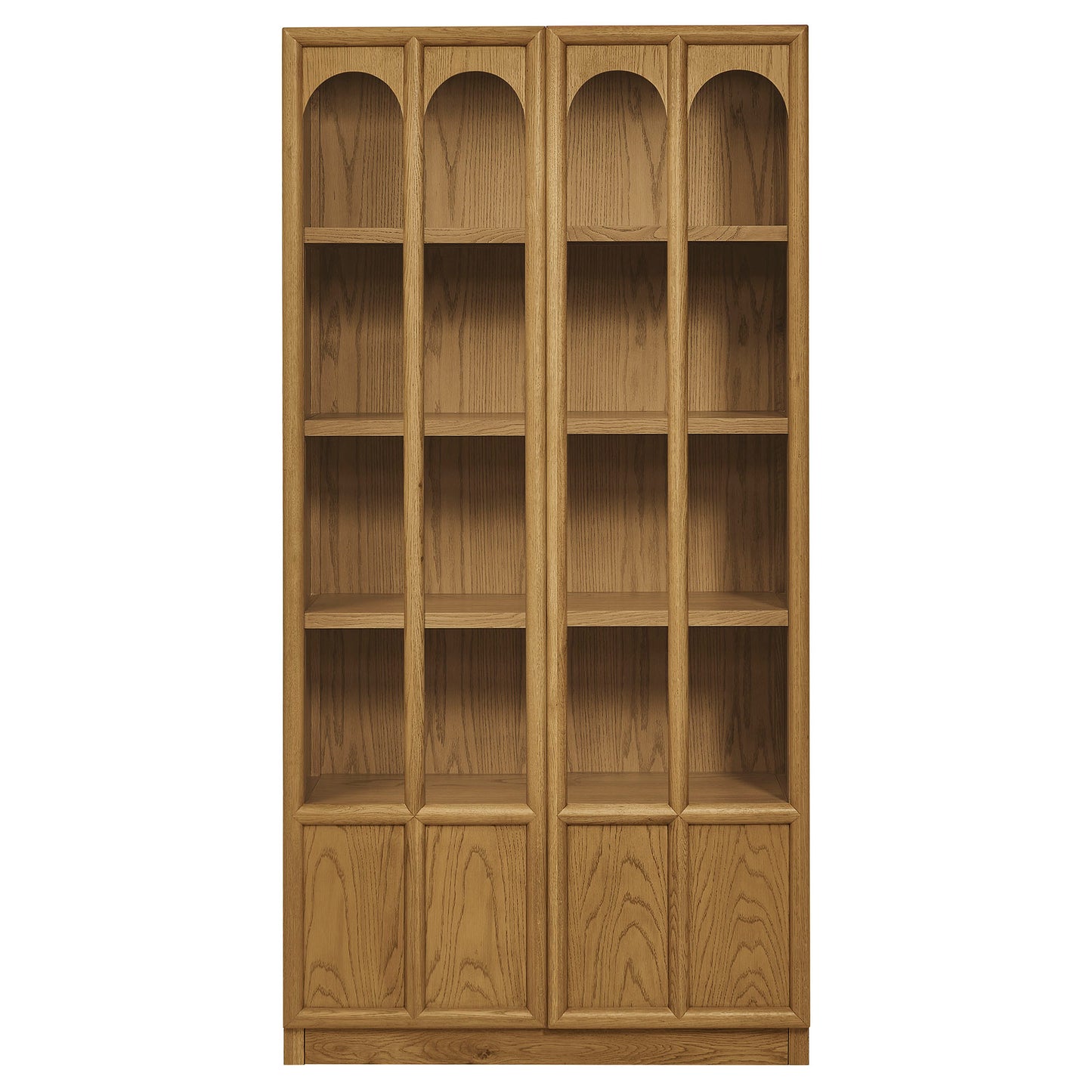 Anwen Solid Wood and Glass Display Cabinet by Modway