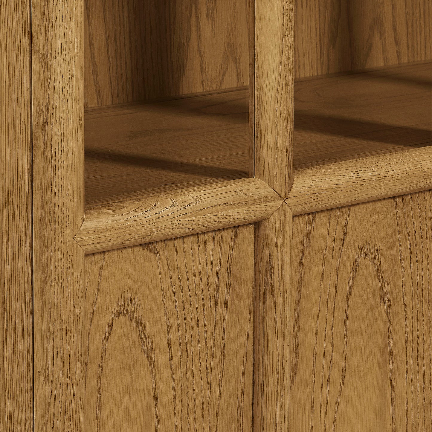 Anwen Solid Wood and Glass Display Cabinet by Modway