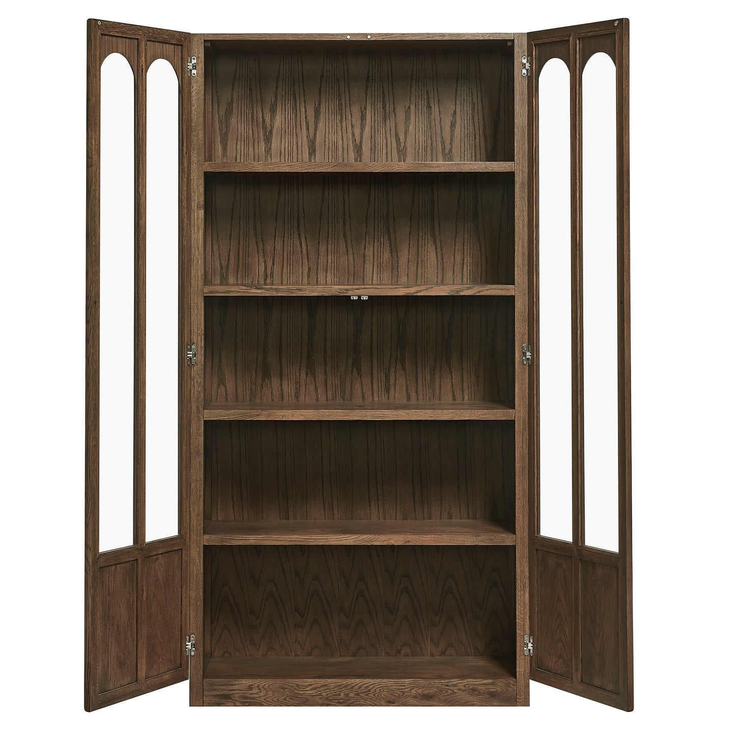 Anwen Solid Wood and Glass Display Cabinet by Modway