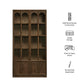 Anwen Solid Wood and Glass Display Cabinet by Modway