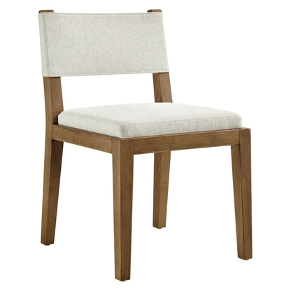 Calder Fabric Upholstered Wood Armless Dining Chair by Modway