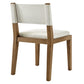 Calder Fabric Upholstered Wood Armless Dining Chair by Modway