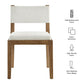 Calder Fabric Upholstered Wood Armless Dining Chair by Modway