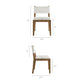 Calder Fabric Upholstered Wood Armless Dining Chair by Modway