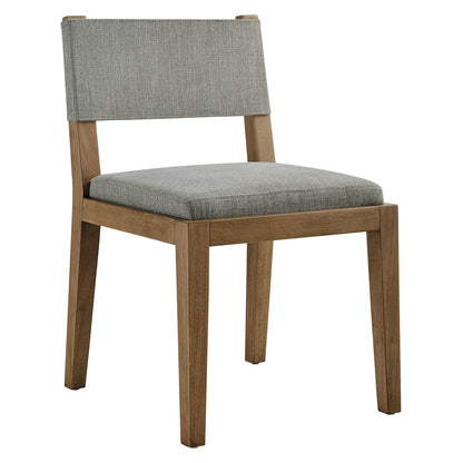 Calder Fabric Upholstered Wood Armless Dining Chair by Modway