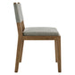 Calder Fabric Upholstered Wood Armless Dining Chair by Modway