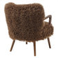 Zerra Faux Shearling Accent Armchair by Modway