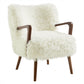 Zerra Faux Shearling Accent Armchair by Modway