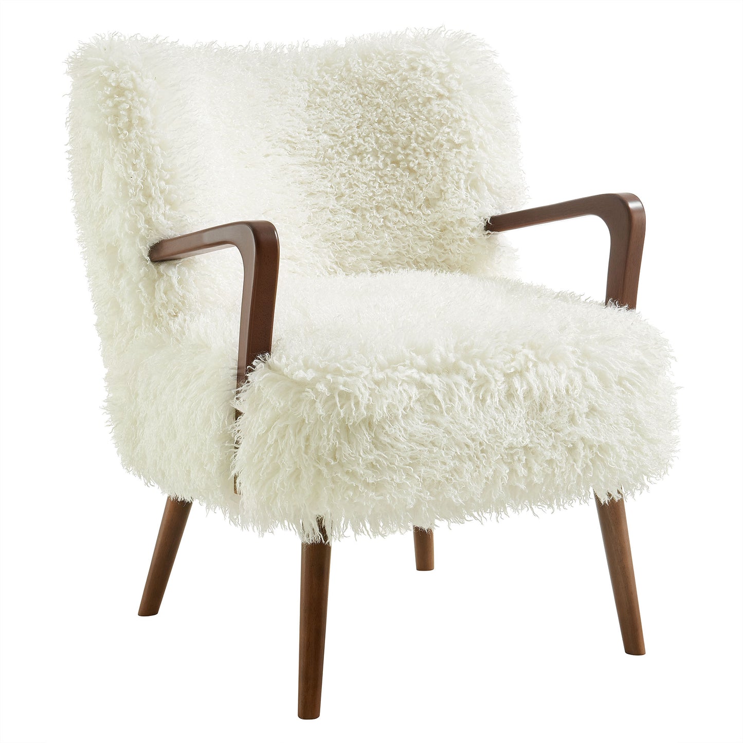 Zerra Faux Shearling Accent Armchair by Modway