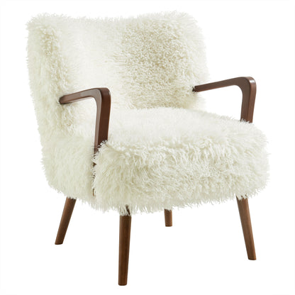 Zerra Faux Shearling Accent Armchair by Modway