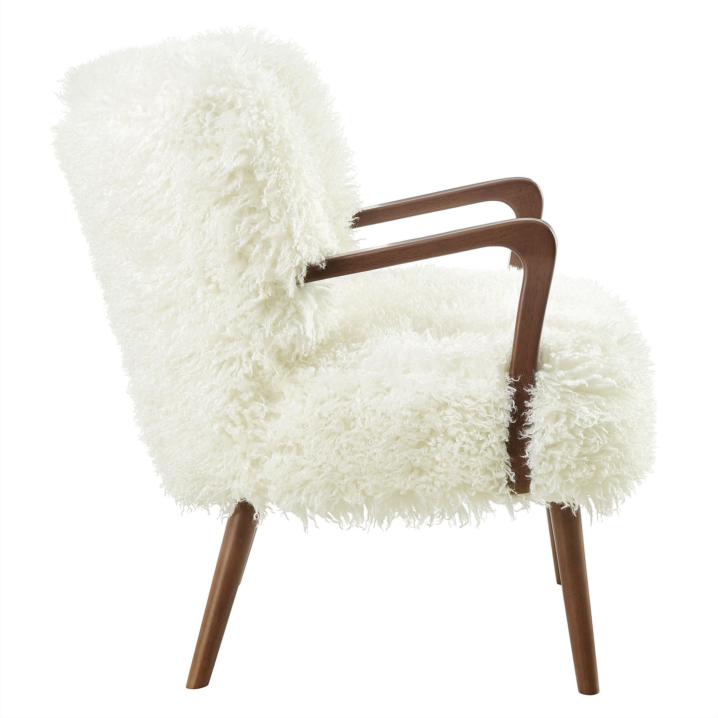Zerra Faux Shearling Accent Armchair by Modway