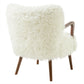 Zerra Faux Shearling Accent Armchair by Modway