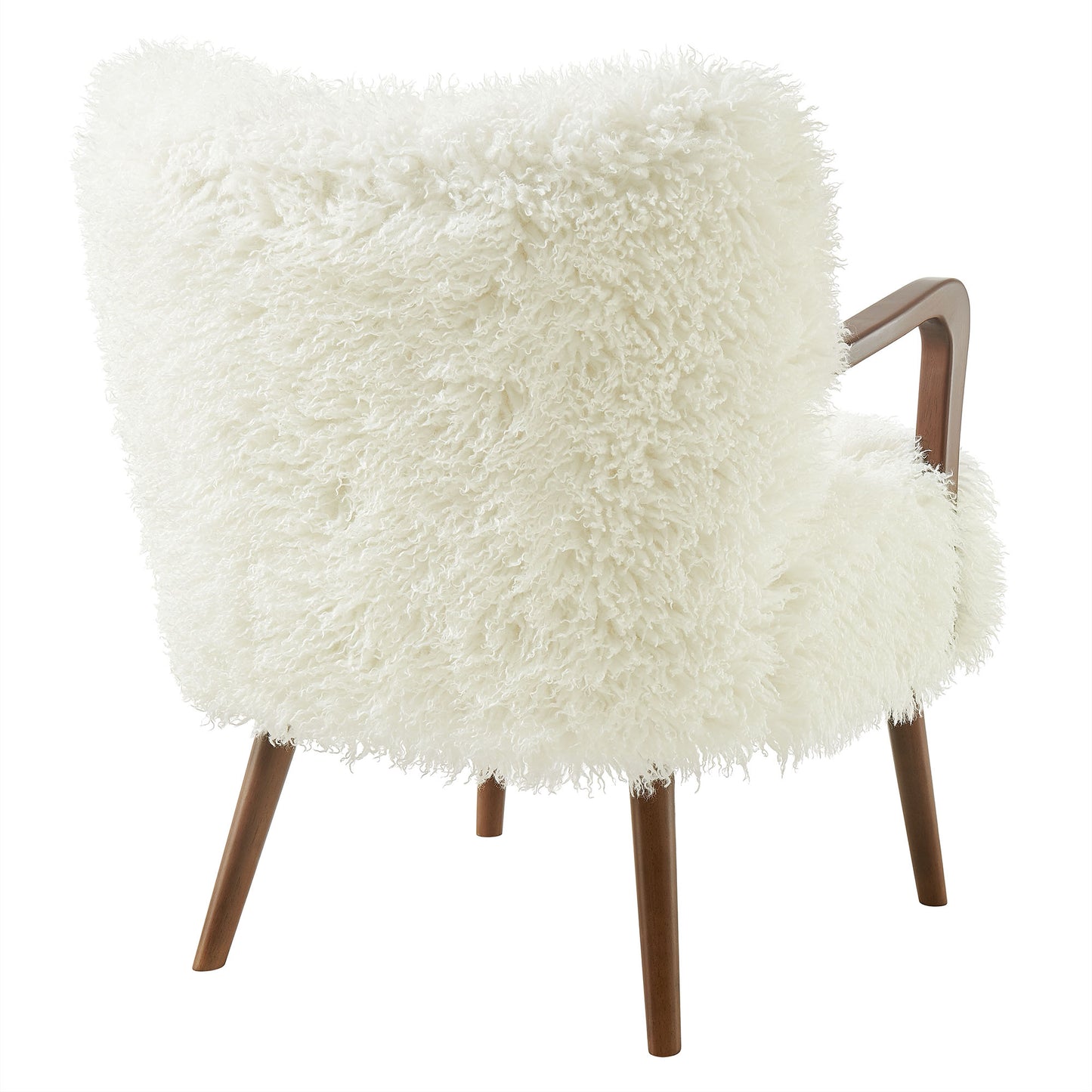 Zerra Faux Shearling Accent Armchair by Modway