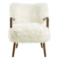 Zerra Faux Shearling Accent Armchair by Modway