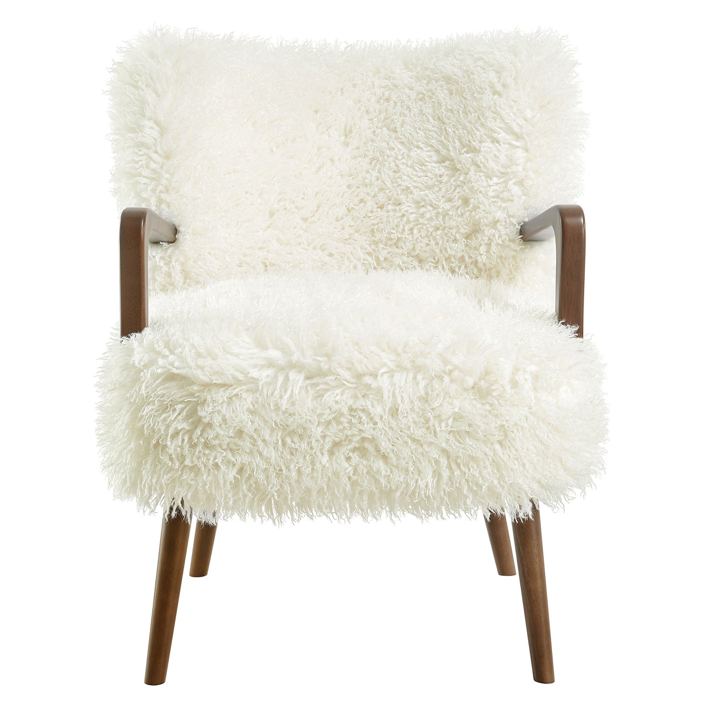 Zerra Faux Shearling Accent Armchair by Modway