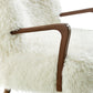 Zerra Faux Shearling Accent Armchair by Modway
