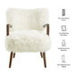 Zerra Faux Shearling Accent Armchair by Modway